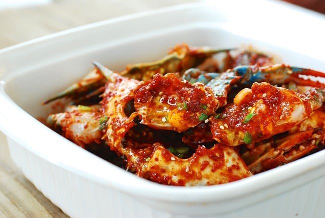 Spice up Your Palate with Yangnyeom Gejang: A Fiery Raw Marinated Crab Delight - Tambanokano Aqua Farm